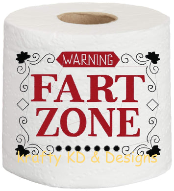 Embroidered Toilet Paper | Fart Zone