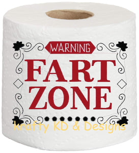 Embroidered Toilet Paper | Fart Zone