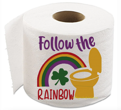 Embroidered Toilet Paper | Follow the Rainbow