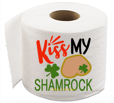 Embroidered Toilet Paper | Kiss My Shamrock