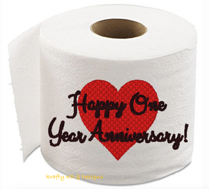Embroidered | Happy One Year Anniversary!