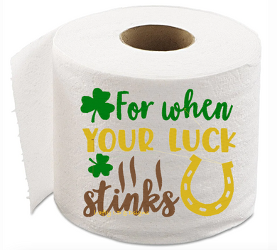 Embroidered Toilet Paper | For When Your Luck Stinks